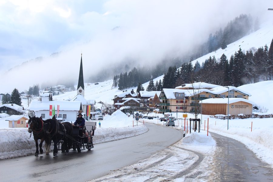 Balderschwang im Allgäu in Bayern