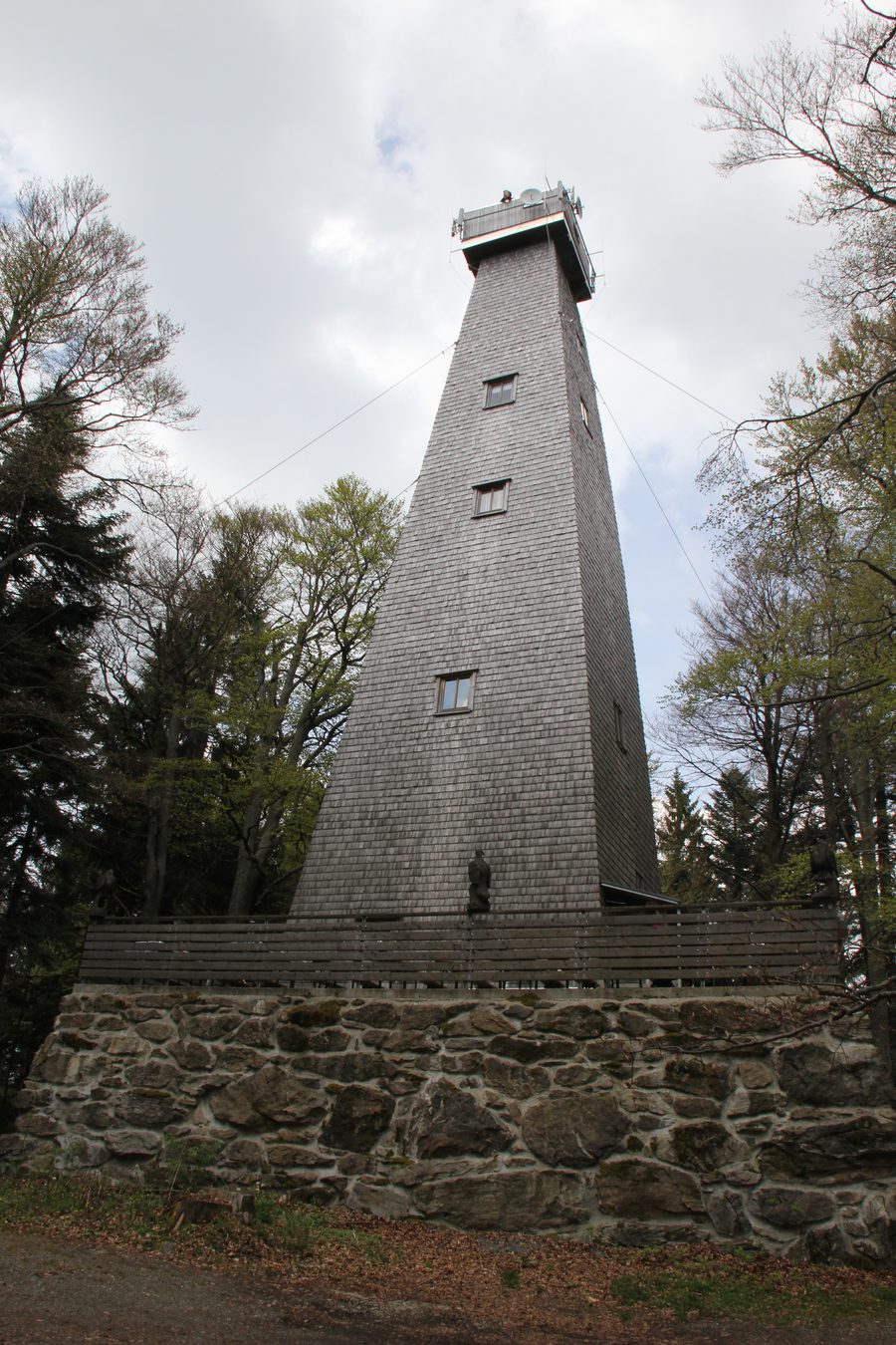 Aussichtsturm auf dem Brotjacklriegel im Bayerischen Wald