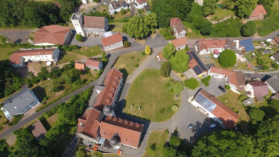 Gesamtansicht von Schloss Buchenau in Buchenau bei Lindberg