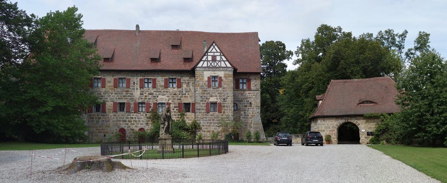 Schloss Kunreuth, eine Wasserburg in Kunreuth in Nordbayern