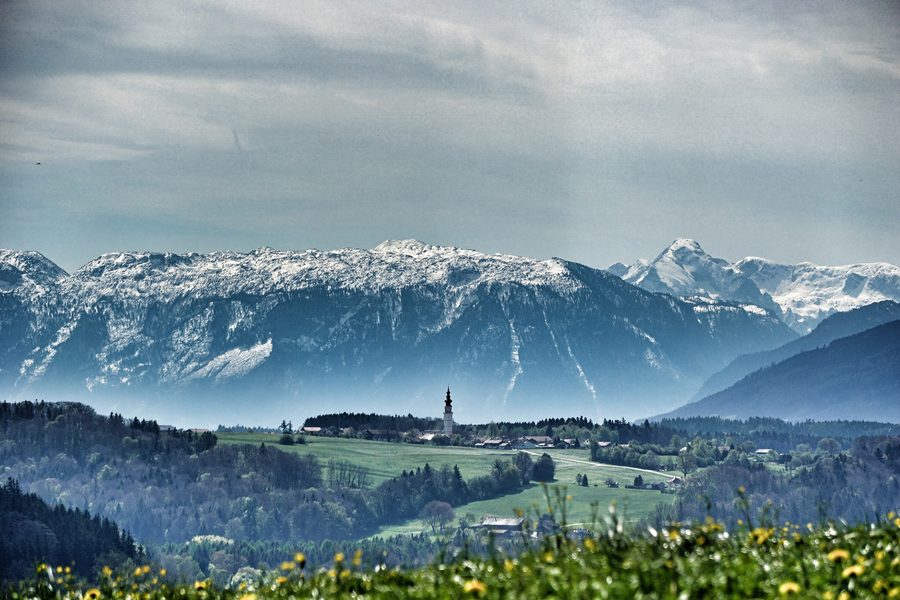 Blick auf den Waginger See aus Tettelham