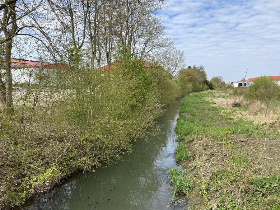 Landschaft in Litzelbach bei Aindling im Landkreis Aichach-Friedberg