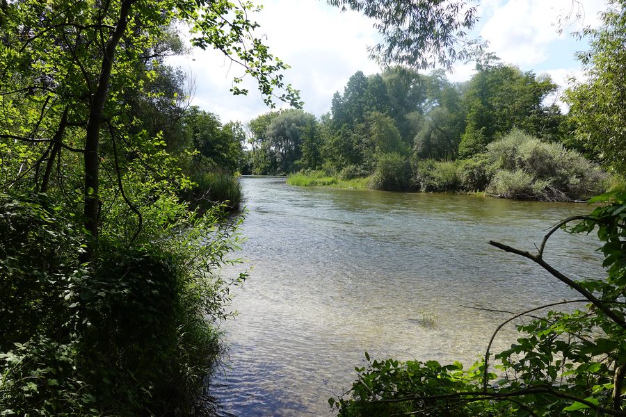 Amper zwischen Esting und Emmering