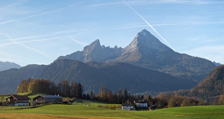 Watzmann, von Bischofswiesen aus gesehen