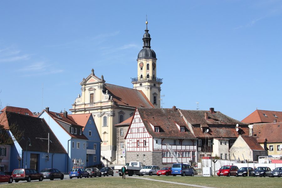 Ortsmitte von Wilhermsdorf im Landkreis Fürth