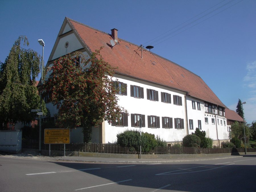 Ehemaliger Vogteihof in Großkötz, Ansicht von Südwesten