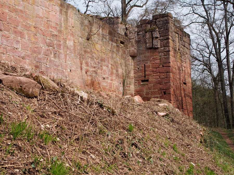 Turm der Burgruine Kollenburg in Collenberg am Main