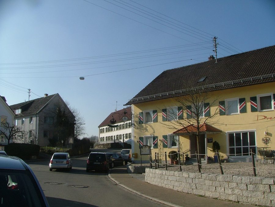 Ländliche Landschaft bei Edenhausen im Landkreis Krumbach (Schwaben)