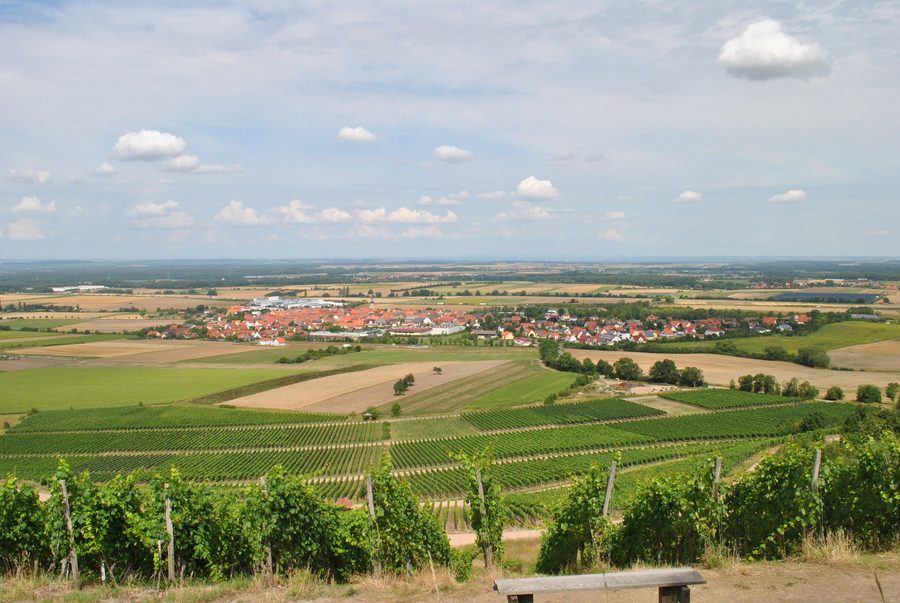 Panorama von Abtswind, aufgenommen vom Friedrichsberg