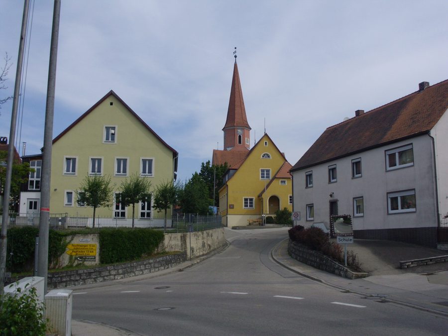 Ortsmitte von Burk im Landkreis Ansbach