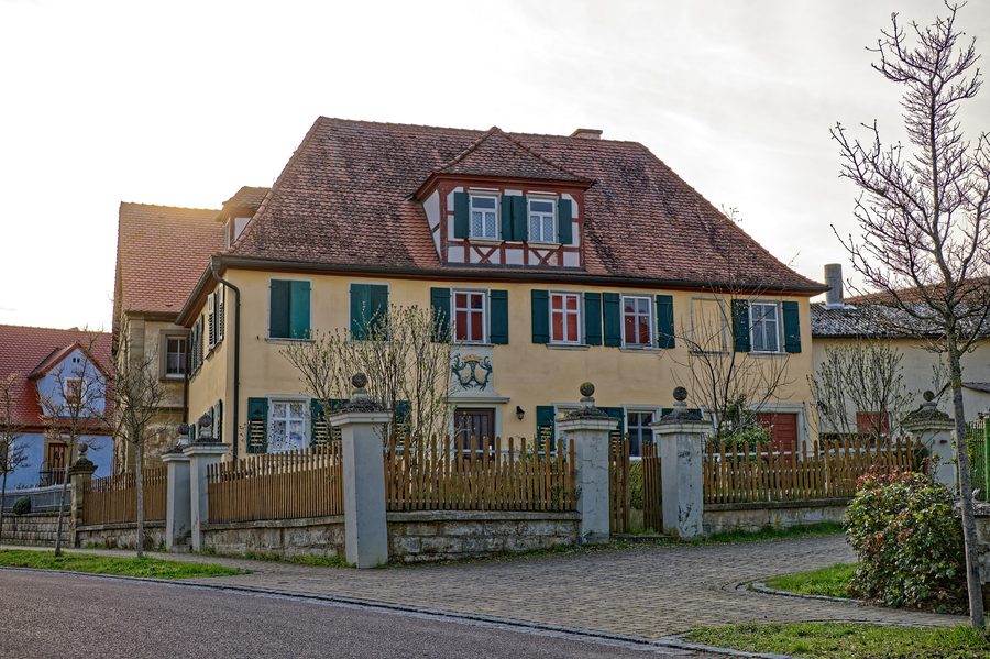 Gebäudeansicht in Ergersheim, Bayern