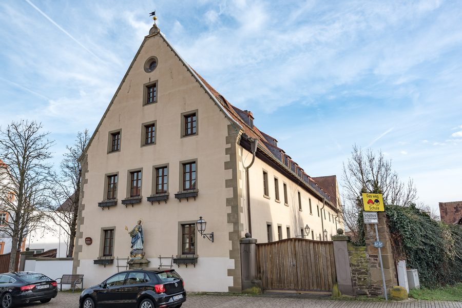 Historisches Gebäude in der Hauptstraße 36 in Bergrheinfeld