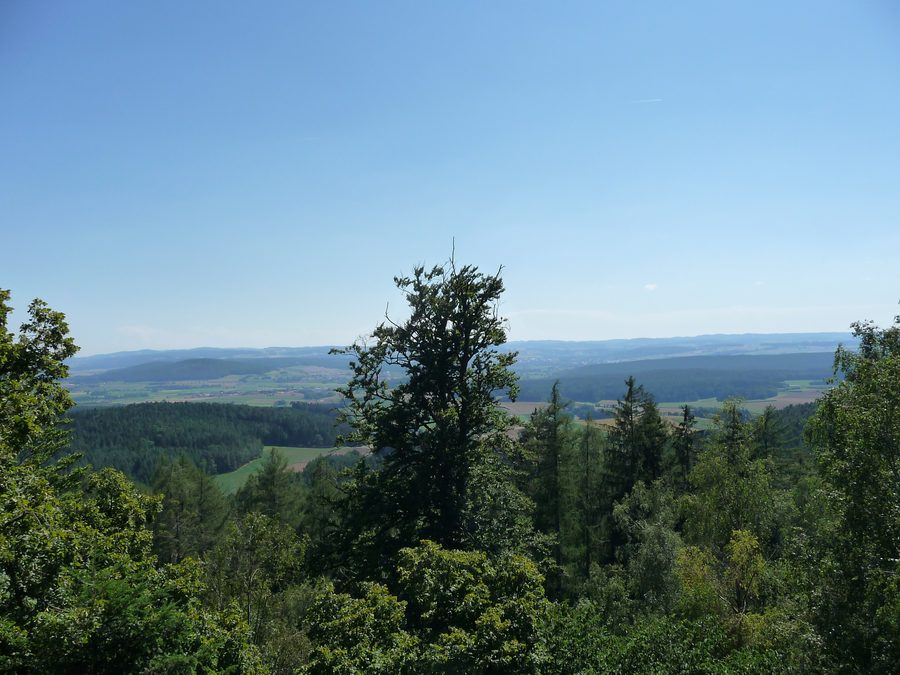 Aussicht vom Sattelberg bei Stamsried
