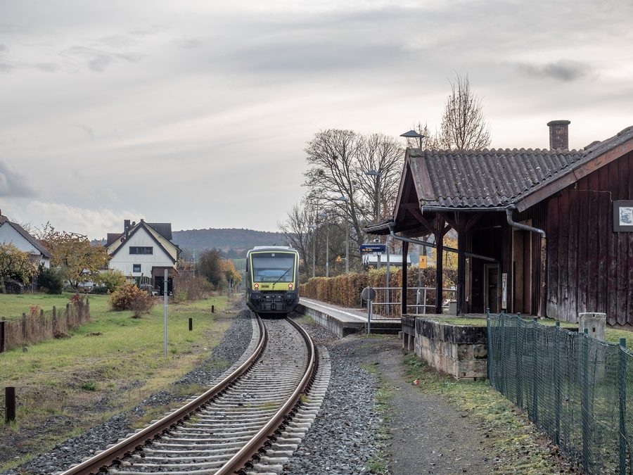 Bahnhof in Reckendorf im Landkreis Bamberg