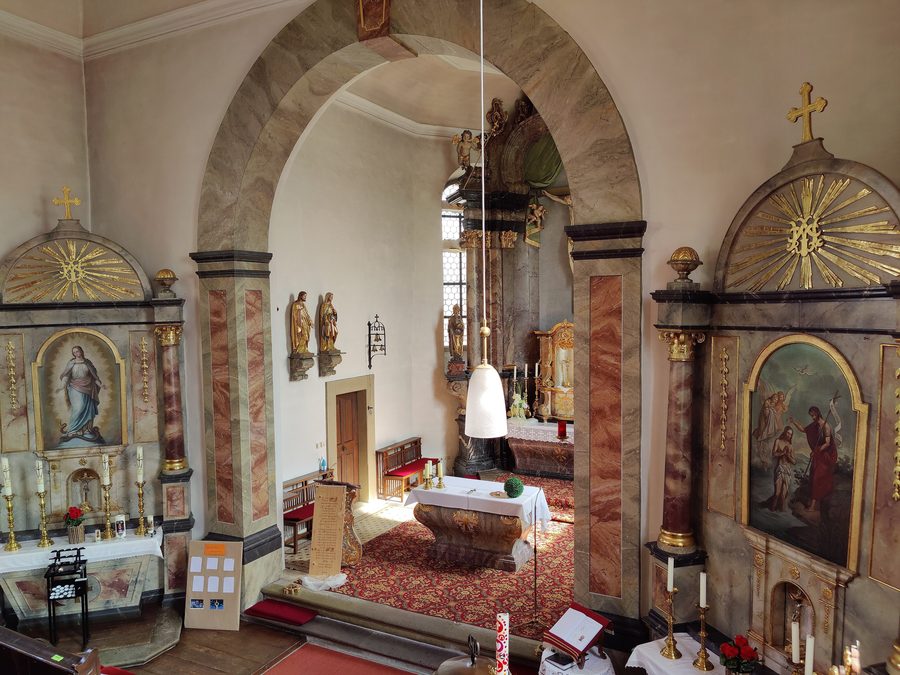 Katholische Pfarrkirche St. Johannes der Täufer in Sömmersdorf