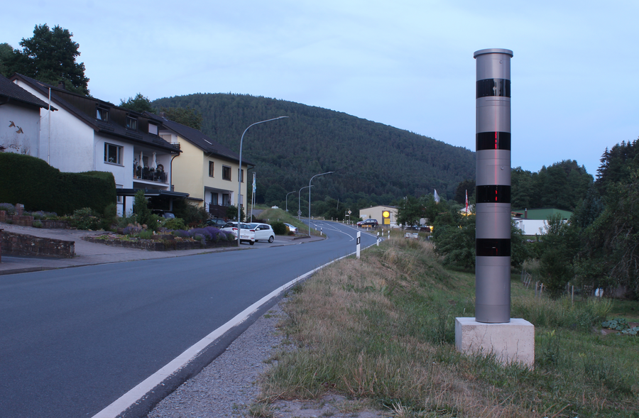 Blitzsäule in Schneeberg im Odenwald