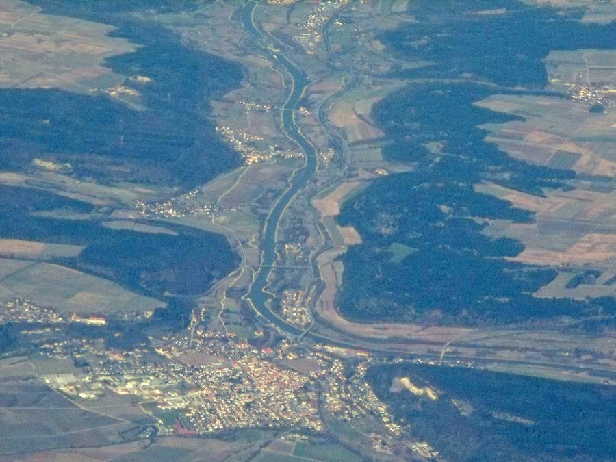 Luftaufnahme von Beilngries an der Altmühl und am Main-Donau-Kanal