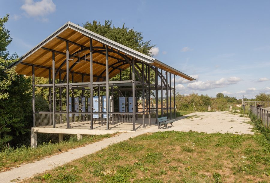 Nachbau des Schleusenwärterhauses an der Schleuse 94 des Ludwig-Donau-Main-Kanals in Eggolsheim
