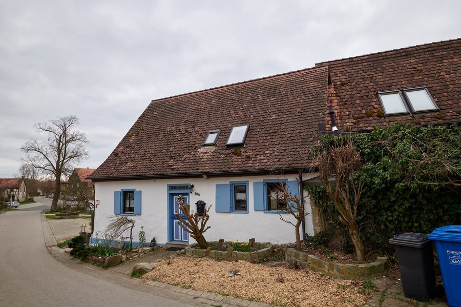 Landschaft und Ortsansicht von Markt Nordheim in Franken