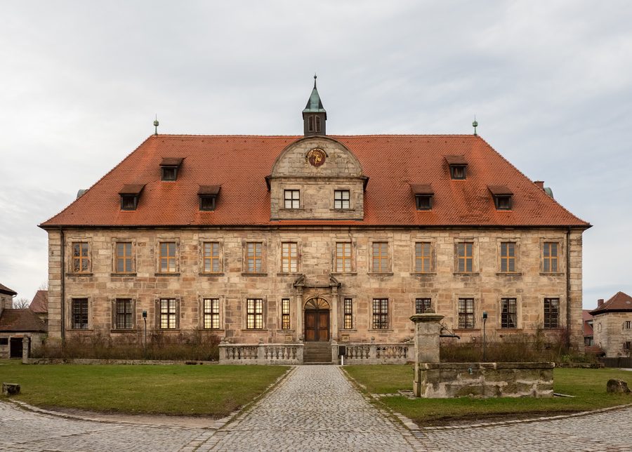 Südwestseite des Hemhofener Schlosses