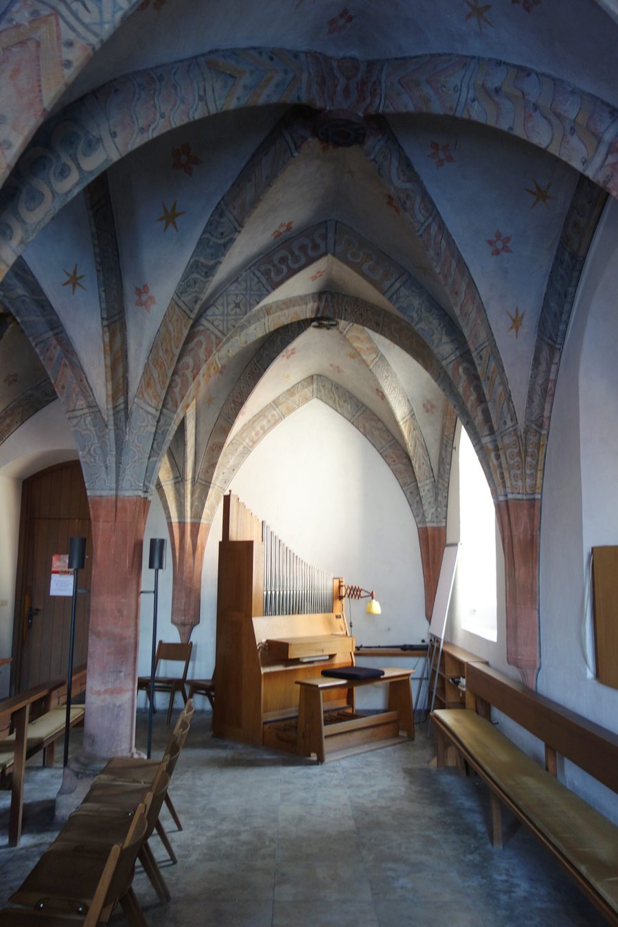 Orgel der Ritterkapelle im Kloster Himmelkron im Landkreis Kulmbach