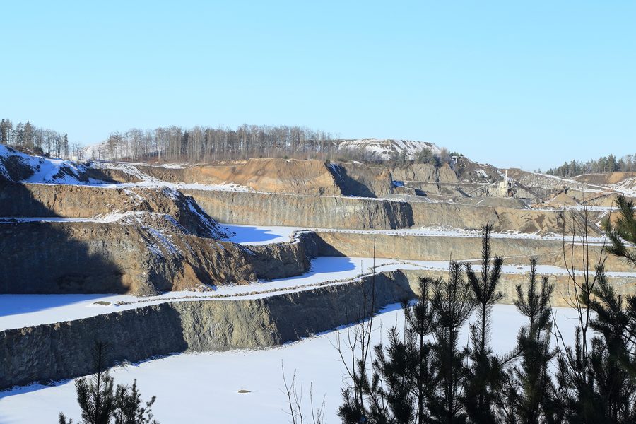 Basaltbruch am Zeilberg östlich von Maroldsweisach