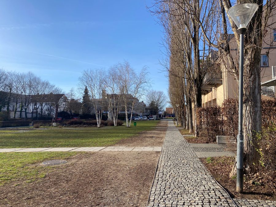 Stadtpark in Gersthofen im Landkreis Augsburg