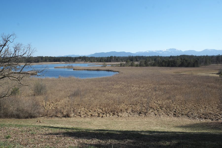 Landschaft an den Osterseen im Landkreis Weilheim-Schongau