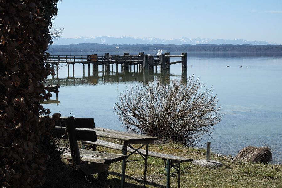 Starnberger See bei Ambach in der Gemeinde Münsing