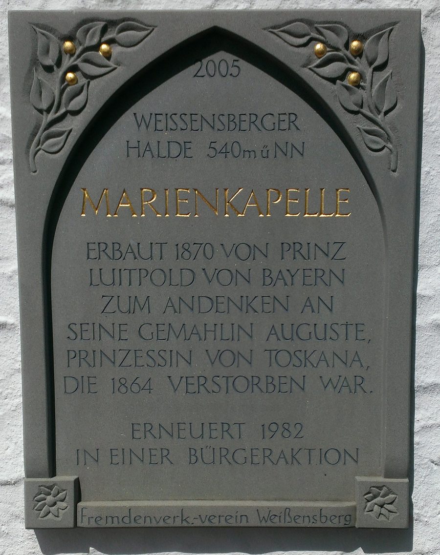 Marienkapelle in Weißensberg im Landkreis Lindau (Bodensee)