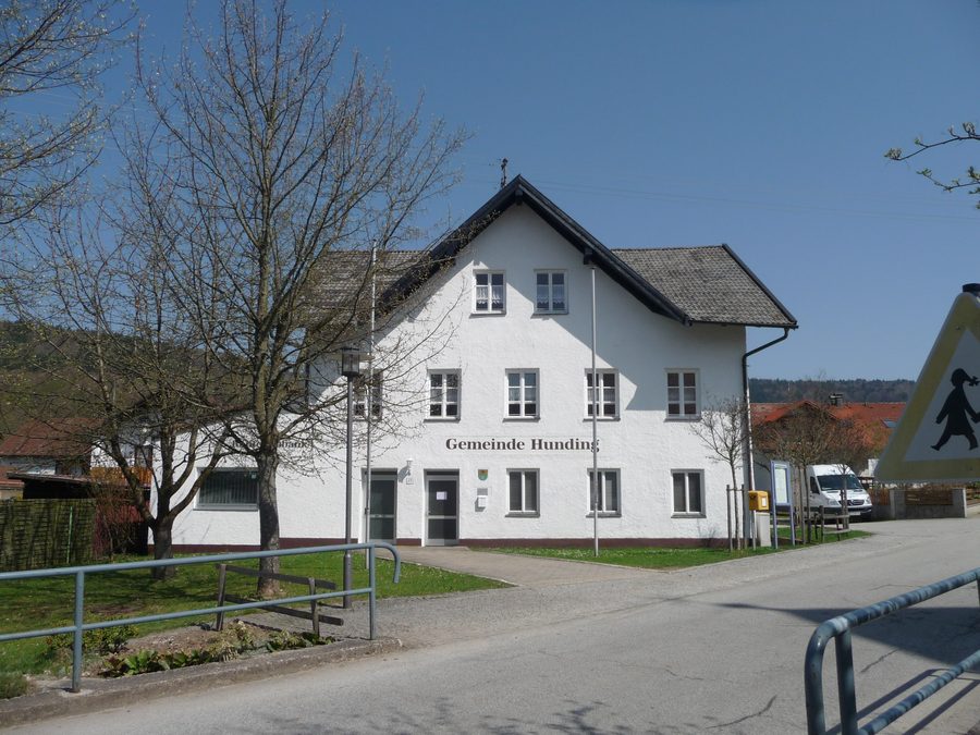 Das Rathaus von Hunding