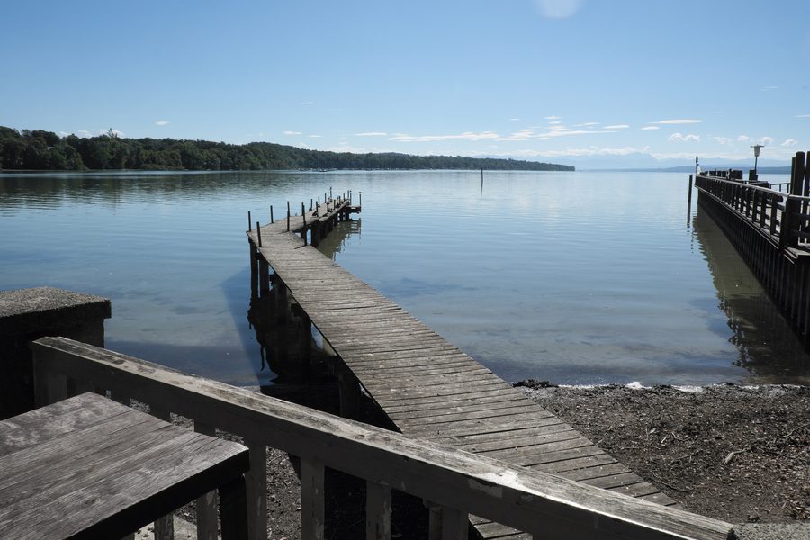 Ammersee bei Stegen in Inning am Ammersee