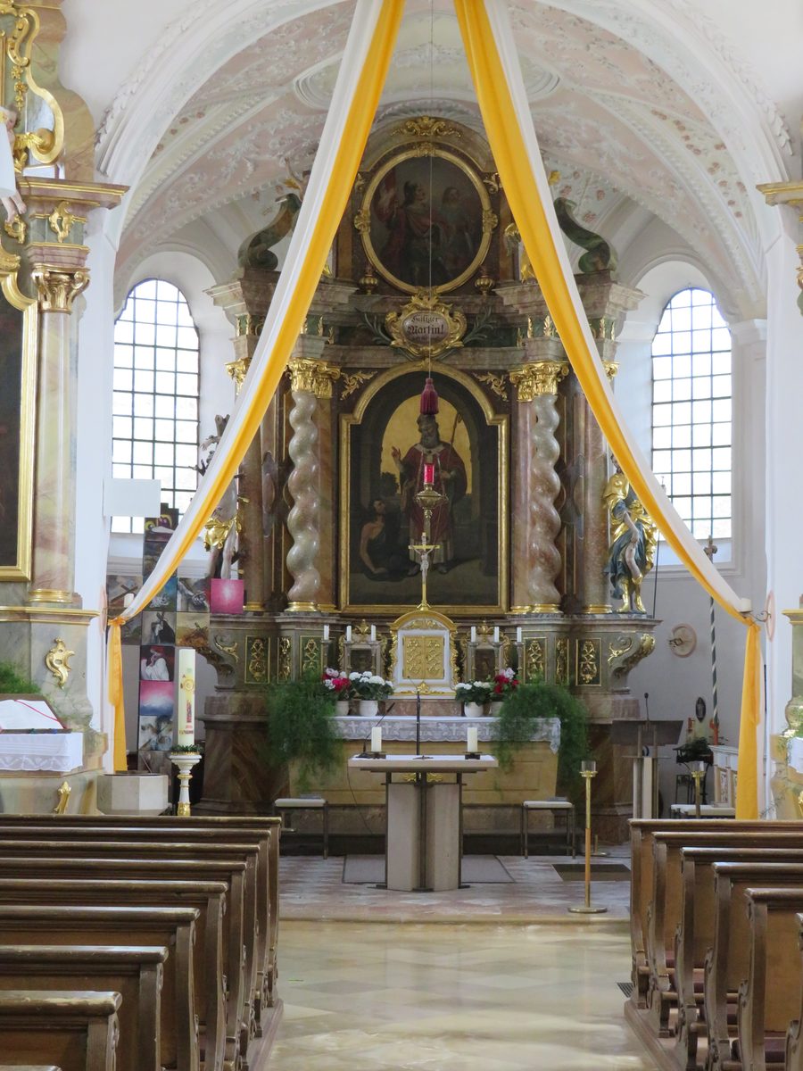 Hauptaltar der Pfarrkirche St. Martin in Marzling