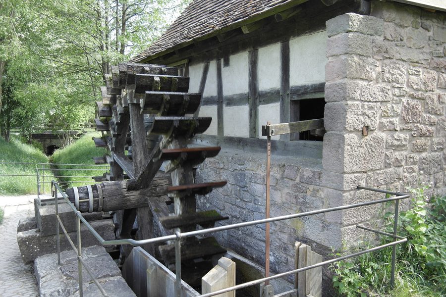 Ölschlagmühle aus Wiethal im Fränkischen Freilandmuseum Fladungen