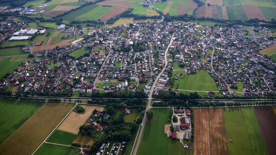 Luftaufnahme von Berg bei Neumarkt in der Oberpfalz