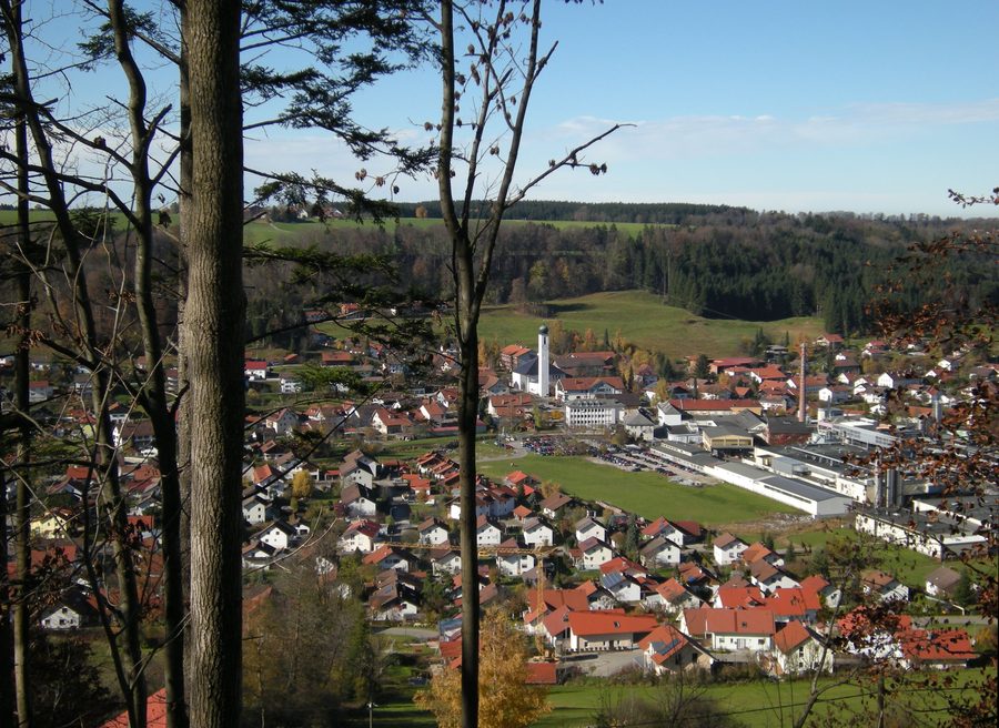 Ronsberg mit dem Günztal im Hintergrund