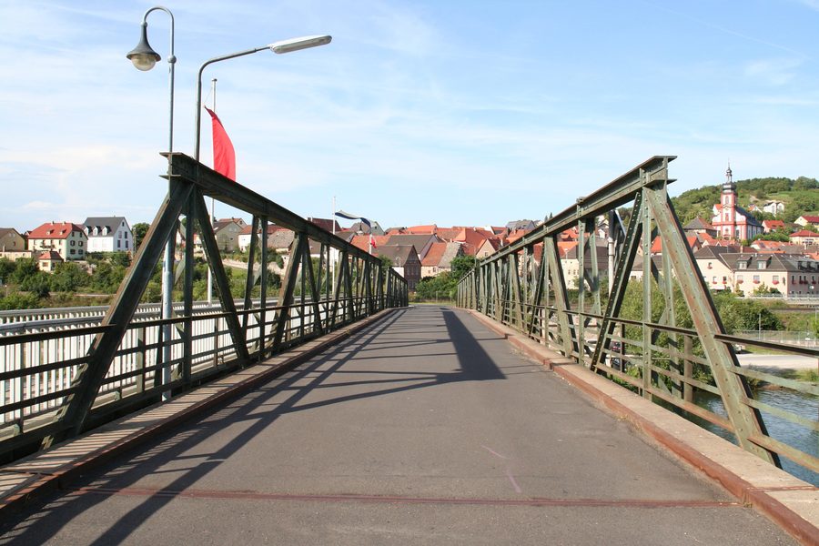 Alte Mainbrücke in Zellingen im Landkreis Main-Spessart