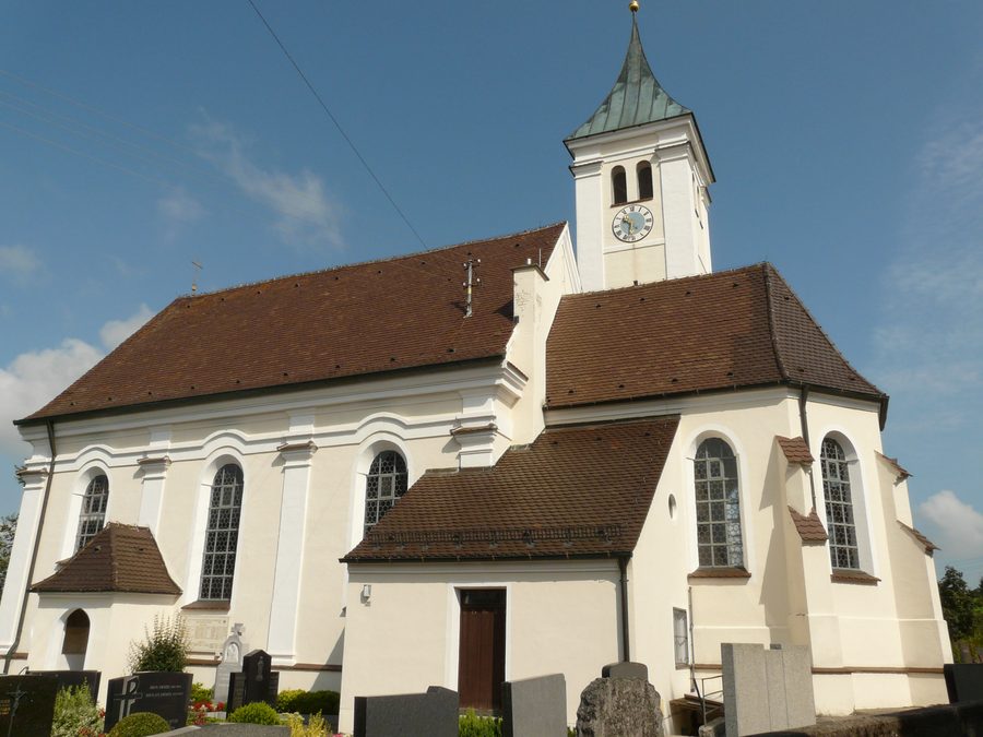 Kirche in Aichen, Landkreis Günzburg