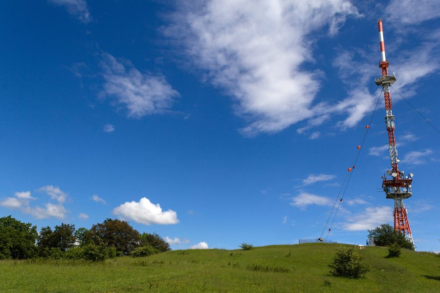 Landschaft am Hesselberg im Landschaftsschutzgebiet Hesselberg im Landkreis Ansbach