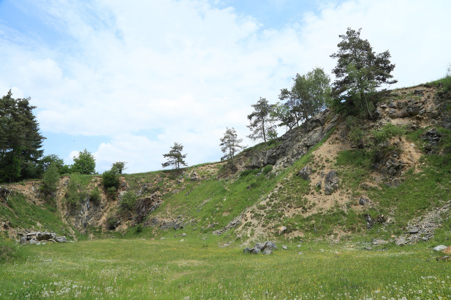 Marmorsteinbruch Unterwappenöst bei Kulmain in der Oberpfalz