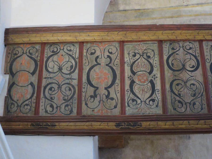 Empore von 1457 in der Kilianskapelle St. Ägidius in Eckersdorf