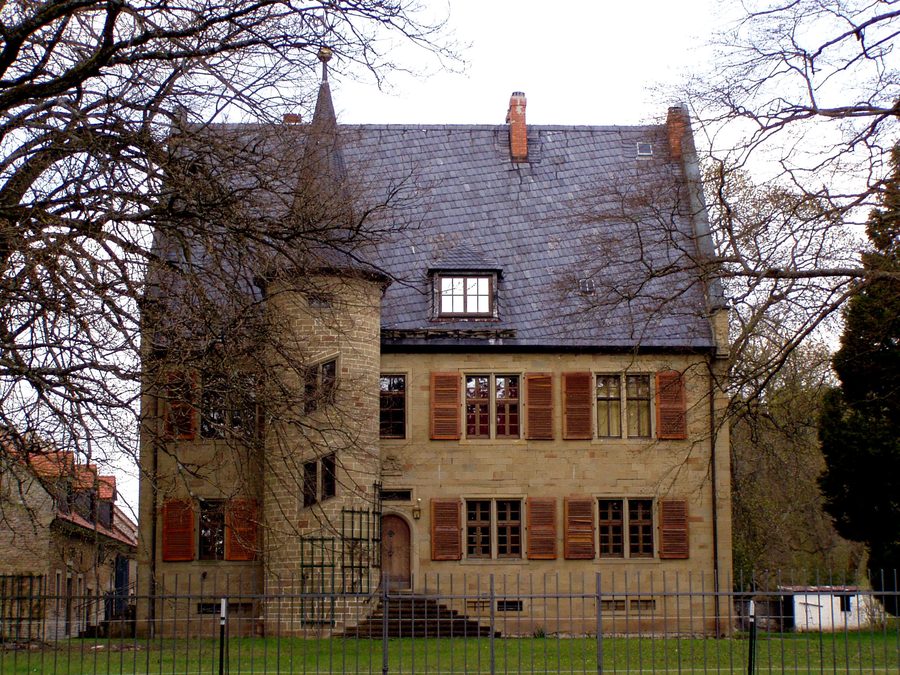 Schönbornsches Jagdschloss im Weiler Ilmbach im Steigerwald