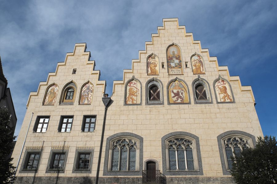 Rathaus in Wasserburg am Inn im Landkreis Rosenheim
