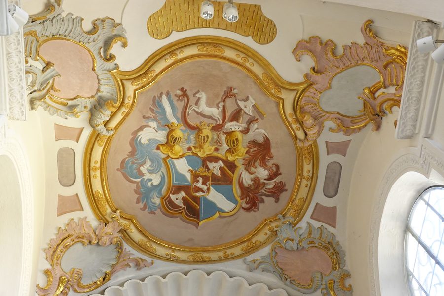 Deckenmalerei in der Bruderschaftskapelle von St. Ulrich in Eresing