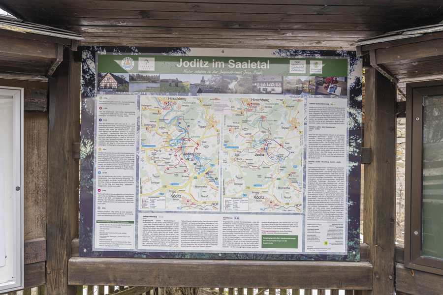 Joditz im Saaletal im Winter