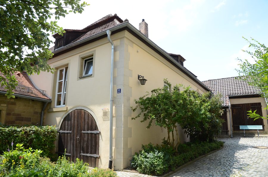 Zehntgade, ein historisches Gebäude der Kirchenburg in Euerbach