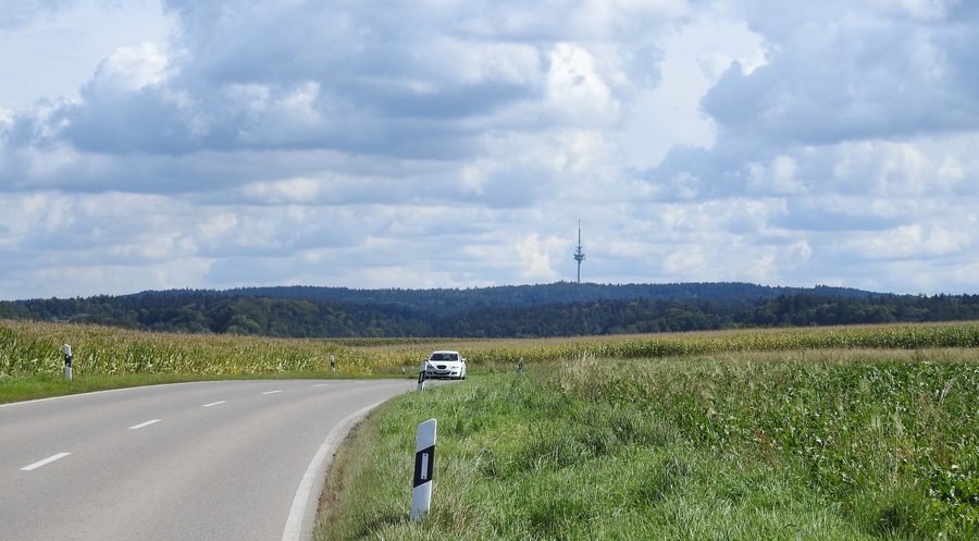 Blick auf den Staufersberg im Holzwinkel bei Welden