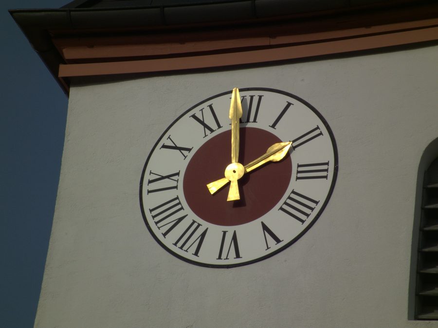 Außenansicht der Wallfahrtskirche Mariä Namen in Trautmannshofen