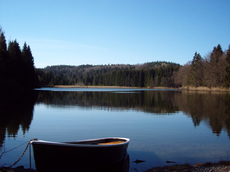 Dienhauser Weiher im Dienhauser Tal bei Dienhausen, Gemeinde Denklingen