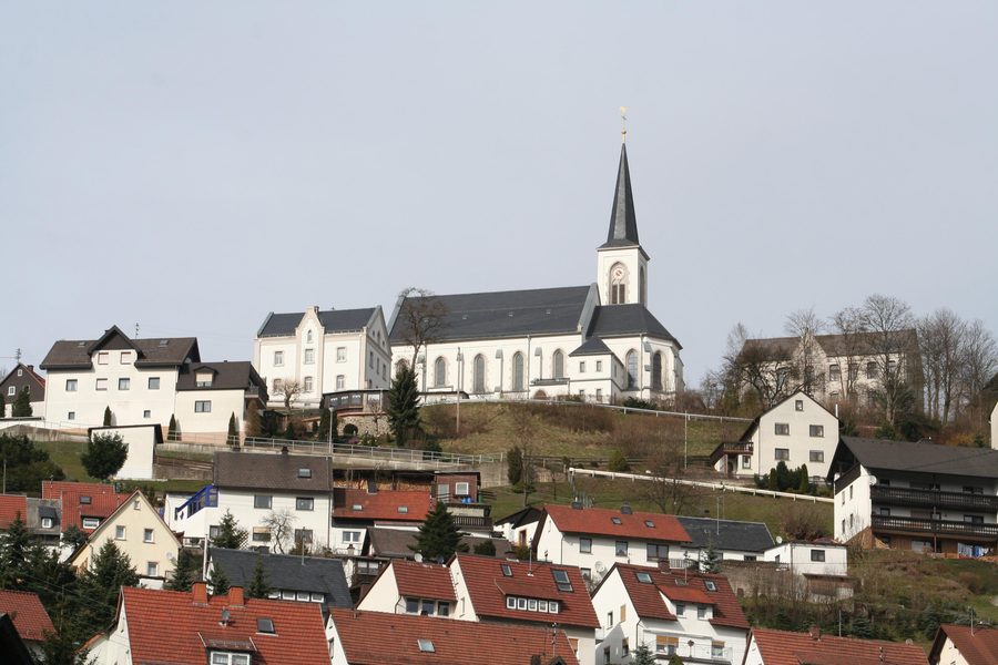 Katholische Kirche St. Josef in Wilhelmsthal im Landkreis Kronach